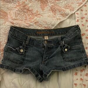Mossimo Supply Co. Dark Wash Denim Shorts